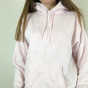 Pink hoodie